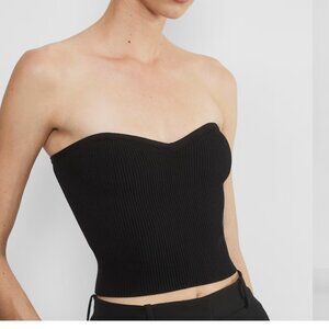 Babaton sculpt knit sweetheart tube top
